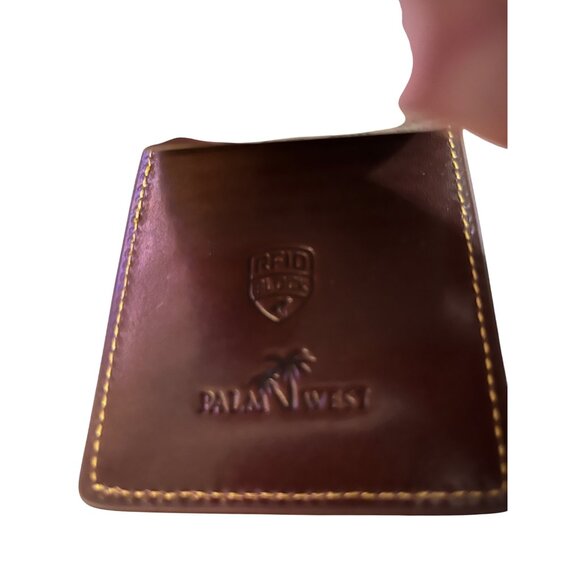 Palm West Genuine Oil-Tanned Leather Wallet with Money Clip – RFID Blocking - Picture 4 of 16